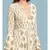 white Rayon  Full Sleeve   dress
