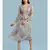 Green Chiffon Full Sleeve   dress