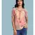 Pink Chiffon Half Sleeve top