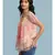 Pink Chiffon Half Sleeve top