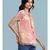 Pink Chiffon Half Sleeve top
