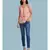 Pink Chiffon Half Sleeve top