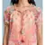 Pink Chiffon Half Sleeve top