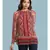 Red Chiffon Full Sleeve top