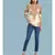 white Rayon  Half Sleeve top
