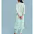 Band Collar QUARTER SLEEVE Sleeve Printed Kurta With Pants And Dupatta