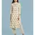 Round Neck QUARTER SLEEVE Sleeve Printed Kurta With Gota Work With Pant And Dupatta