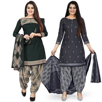 Green printed cotton salwar 1