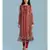 Band Collar QUARTER SLEEVE Sleeve Printed Kurta With Leggings