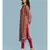 Band Collar QUARTER SLEEVE Sleeve Printed Kurta With Leggings