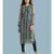 Band Collar QUARTER SLEEVE Sleeve Printed Kurta With Leggings