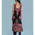 Laid Out Print Sleevess Kurta With Pants And Dupatta
