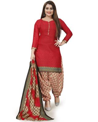 Pink printed cotton salwar 4