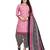 Pink printed cotton salwar