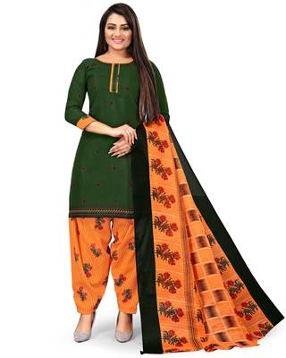 Pink printed cotton salwar 4