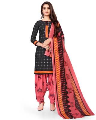 Magenta printed cotton salwar 8