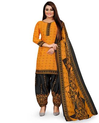 Blue printed cotton salwar 8