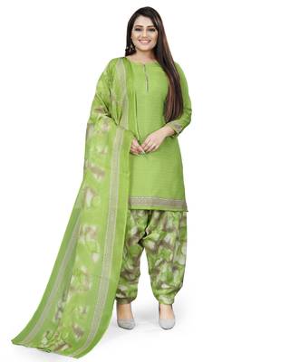 Blue printed cotton salwar 8