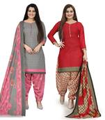 Rajnandini Grey printed cotton salwar