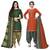 Green printed cotton salwar