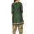Green printed cotton salwar