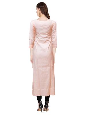 Peach embroidered cotton ethnic-kurtis 2