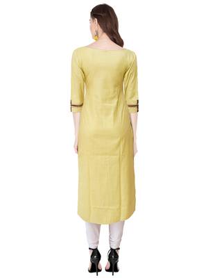 Green embroidered rayon ethnic-kurtis 2