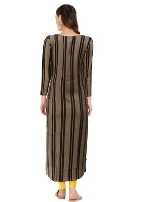 Black embroidered cotton ethnic-kurtis 2