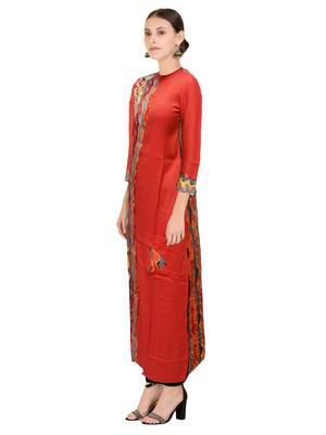 Multicolor printed rayon ethnic-kurtis 3