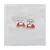 Red meenakari Brass Brass   pair of Earring