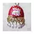 Red meenakari Brass Brass   pair of Earring