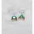 Green  meenakari Brass Brass   pair of Earring