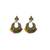 MULTICOLOR gold plated Brass Alloy   pair of Earring