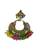 MULTICOLOR gold plated Brass Alloy   pair of Earring