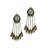 Gold gold plated Brass Alloy   pair of Earring