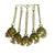 Gold gold plated Brass Alloy   pair of Earring