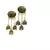 Gold gold plated Brass Alloy   pair of Earring