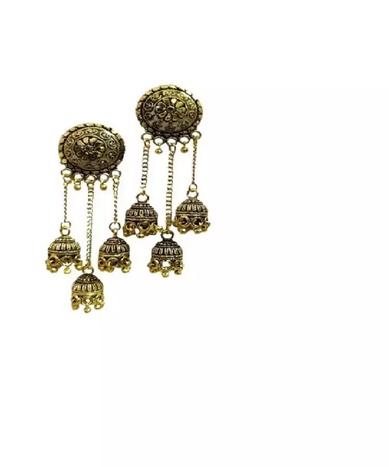 Gold gold plated Brass Alloy   pair of Earring