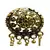 Gold gold plated Brass Alloy   pair of Earring