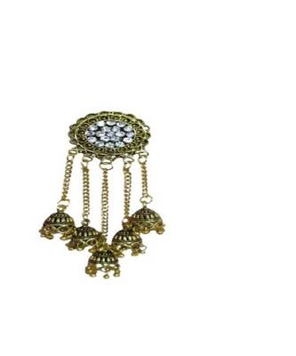 White  gold plated Brass Alloy   pair of Earring 4