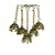 White  gold plated Brass Alloy   pair of Earring