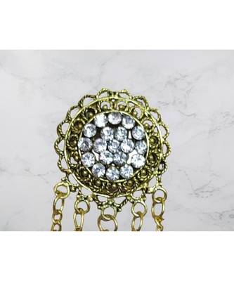 White  gold plated Brass Alloy   pair of Earring 6