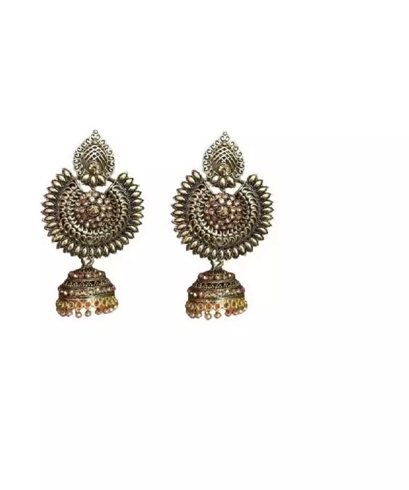 Gold gold plated Brass Alloy   pair of Earring