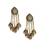 Gold gold plated Brass Alloy   pair of Earring