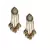 Gold gold plated Brass Alloy   pair of Earring