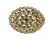 Maroon gold plated Brass Alloy   pair of Earring