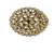 Blue gold plated Brass Alloy   pair of Earring