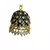 Black gold plated Brass Alloy   pair of Earring