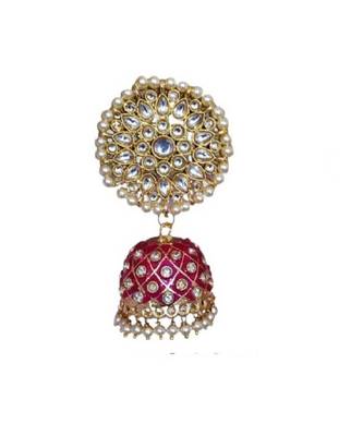 Red gold plated Brass Alloy   pair of Earring 3
