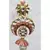 Red kundan antique gold Acrylic   pair of Earring